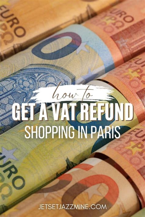 paris France vat refund schedule